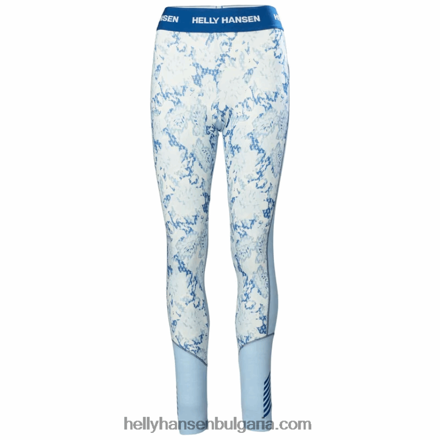 Жени дамски мериносови панталони със средно тегло с графичен основен слой 80V22D1878 черен Helly-Hansen