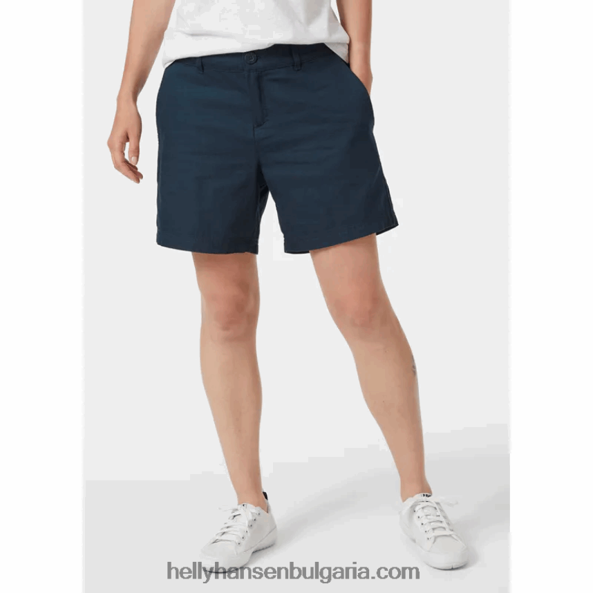 Жени дамски клубни чино шорти 80V22D1800 военноморски флот Helly-Hansen