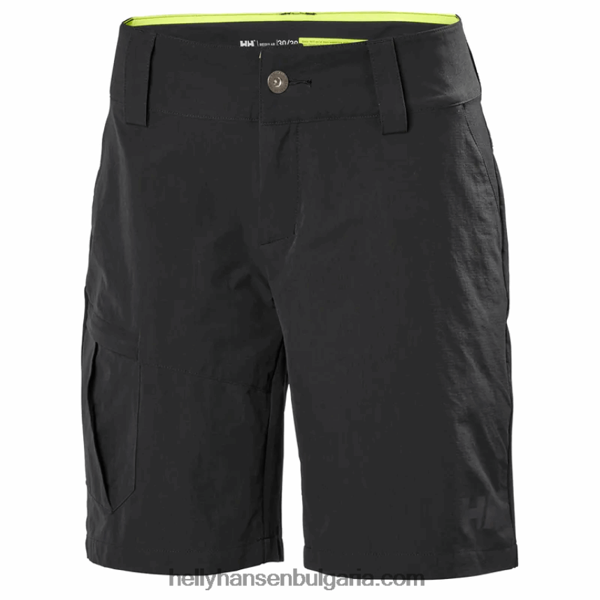 Жени дамски бързосъхнещи карго шорти 80V22D1821 сива мъгла Helly-Hansen