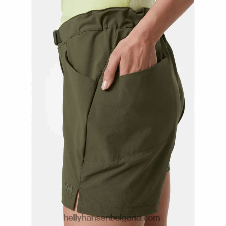Жени дамски леки туристически шорти tinden 80V22D1796 абанос Helly-Hansen