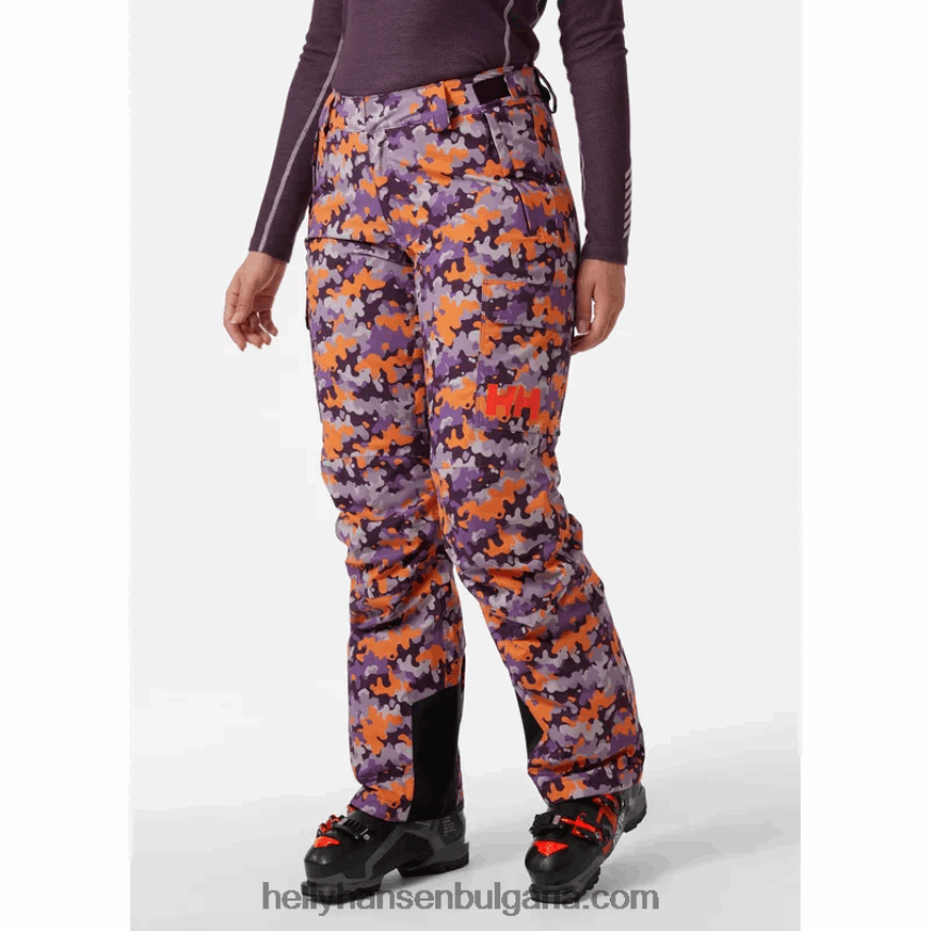 Жени дамски карго изолирани ски панталони 80V22D1839 аметист Helly-Hansen