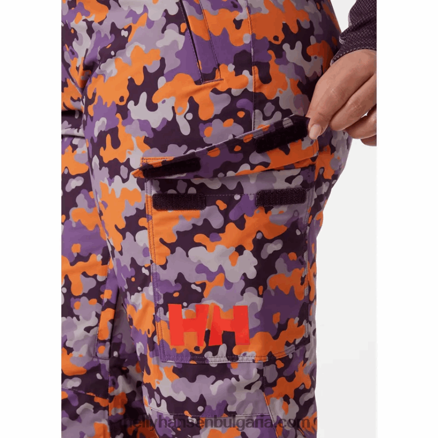 Жени дамски карго изолирани ски панталони 80V22D1839 аметист Helly-Hansen
