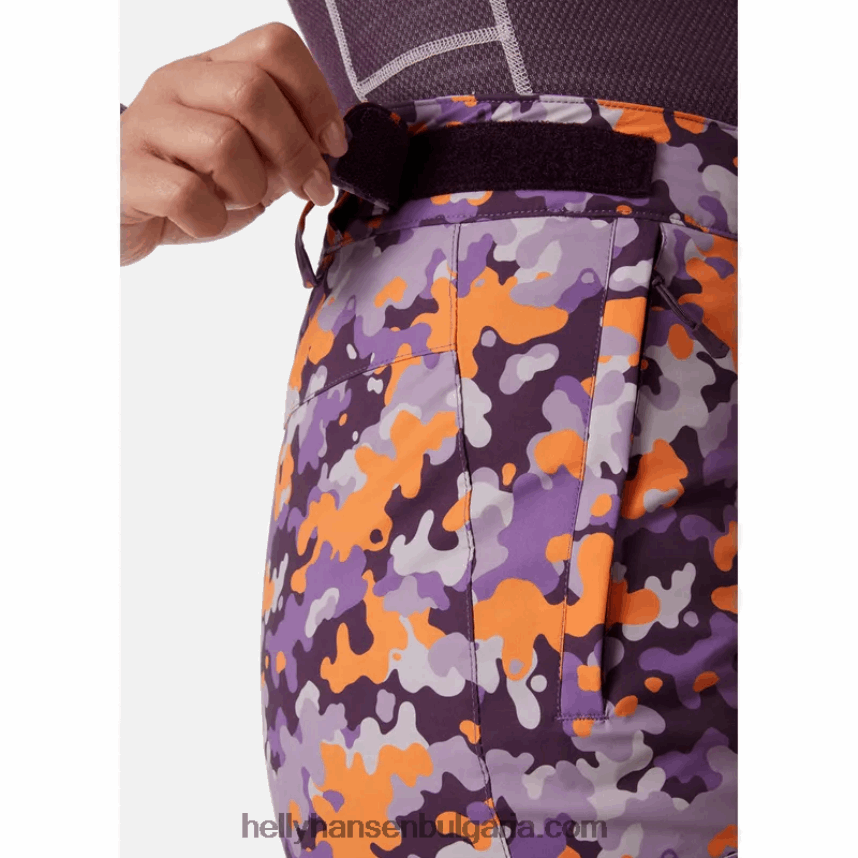 Жени дамски карго изолирани ски панталони 80V22D1839 аметист Helly-Hansen