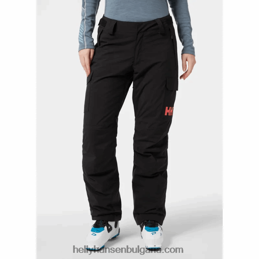 Жени дамски карго изолирани ски панталони 80V22D1843 синя мъгла Helly-Hansen