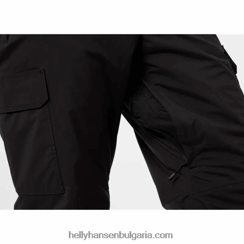 Жени дамски карго изолирани ски панталони 80V22D1843 синя мъгла Helly-Hansen