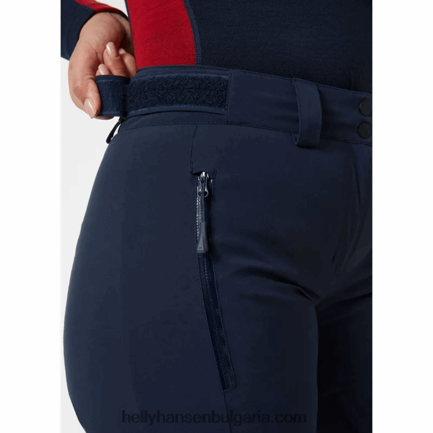 Жени дамски изолиран ски панталон alphelia 2.0 80V22D1851 черен Helly-Hansen