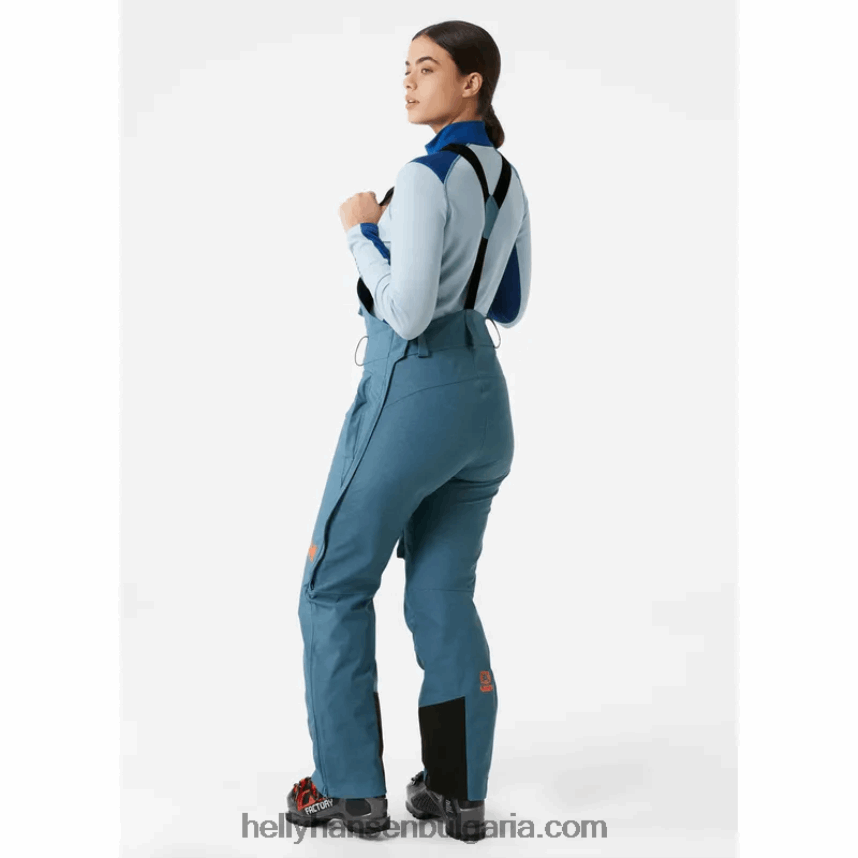 Жени дамски ски панталони с лигавник powderqueen 80V22D1854 най-тъмен spr Helly-Hansen