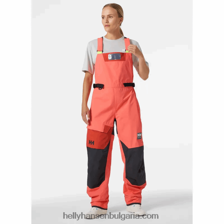 Жени дамски нагръдник за крайбрежно плаване Newport 80V22D2729 теракота/абанос/тъмносиньо Helly-Hansen