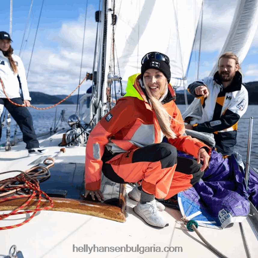 Жени дамски нагръдник за крайбрежно плаване Newport 80V22D2729 теракота/абанос/тъмносиньо Helly-Hansen