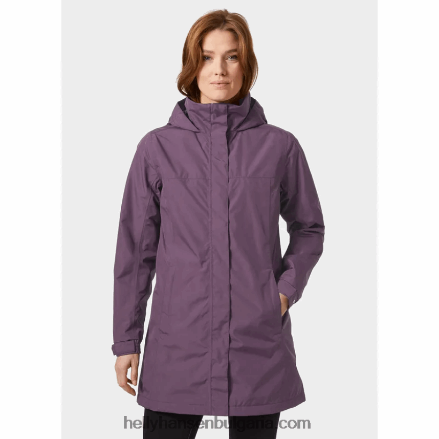 Жени дамско изолирано дъждобран aden 80V22D1625 черен Helly-Hansen