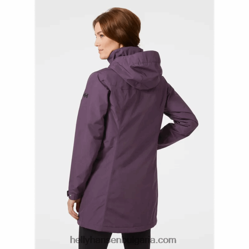 Жени дамско изолирано дъждобран aden 80V22D1625 черен Helly-Hansen