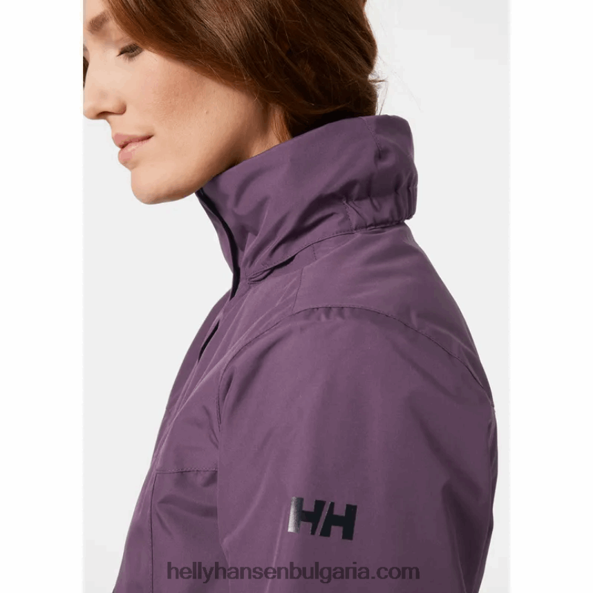 Жени дамско изолирано дъждобран aden 80V22D1625 черен Helly-Hansen