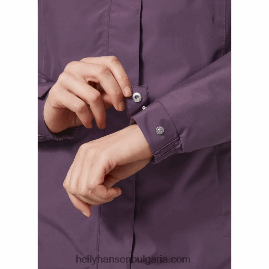 Жени дамско изолирано дъждобран aden 80V22D1625 черен Helly-Hansen