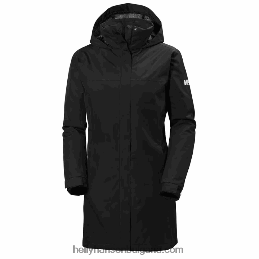 Жени дамско изолирано дъждобран aden 80V22D1625 черен Helly-Hansen