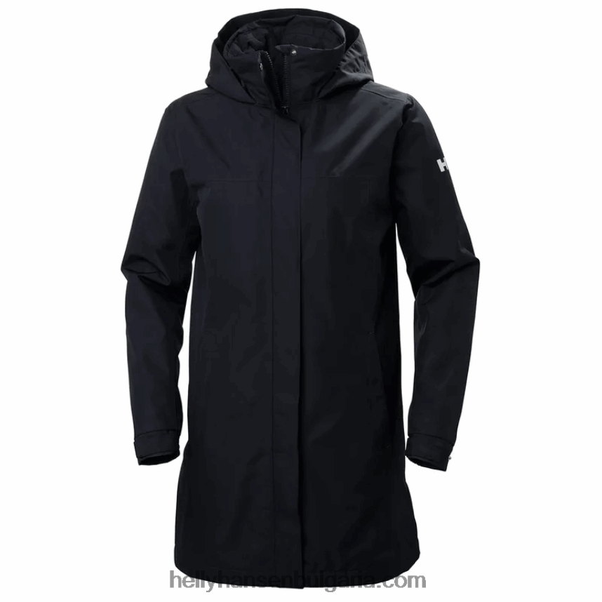 Жени дамско изолирано дъждобран aden 80V22D1628 черен Helly-Hansen