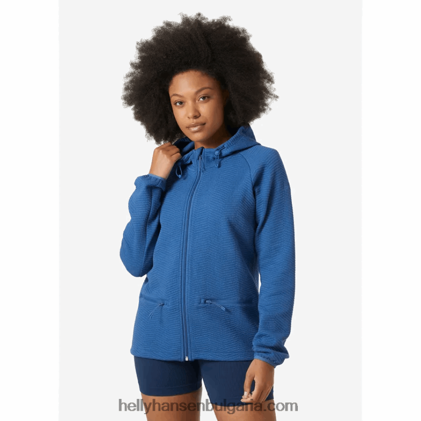 Жени дамска качулка allure с цял цип 80V22D1911 морско райе Helly-Hansen