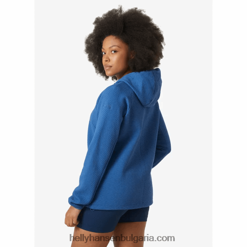 Жени дамска качулка allure с цял цип 80V22D1911 морско райе Helly-Hansen