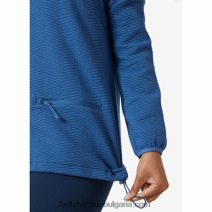 Жени дамска качулка allure с цял цип 80V22D1911 морско райе Helly-Hansen