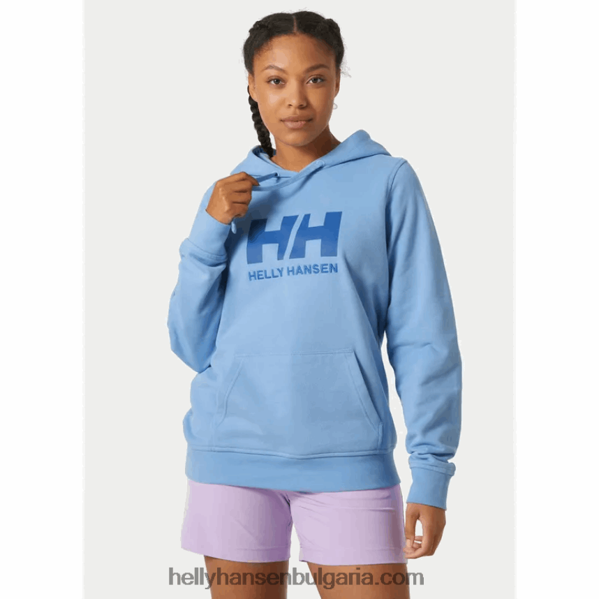 Жени дамска качулка с лого hh 80V22D1891 мента Helly-Hansen