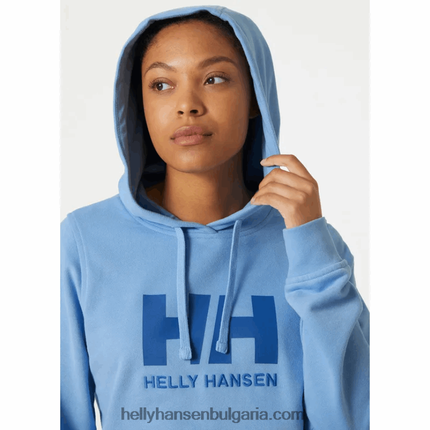 Жени дамска качулка с лого hh 80V22D1891 мента Helly-Hansen