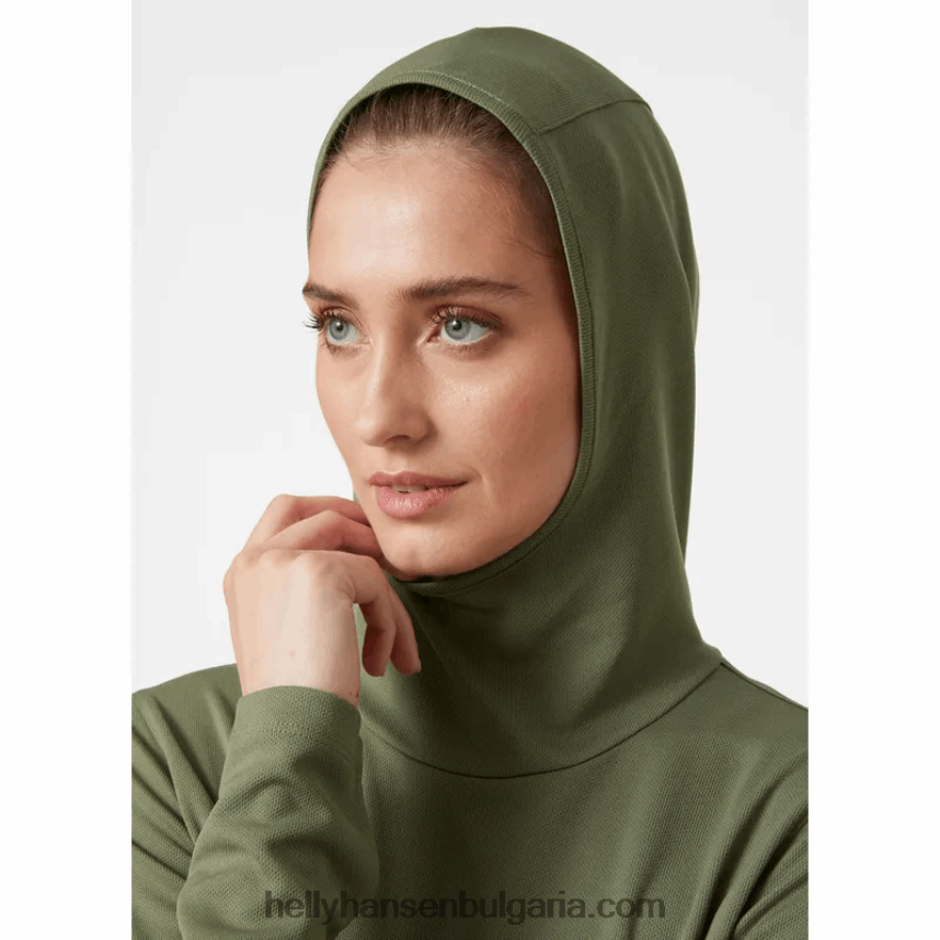 Жени дамски суичър с качулка в нюанс на verglas 80V22D1905 азурит Helly-Hansen