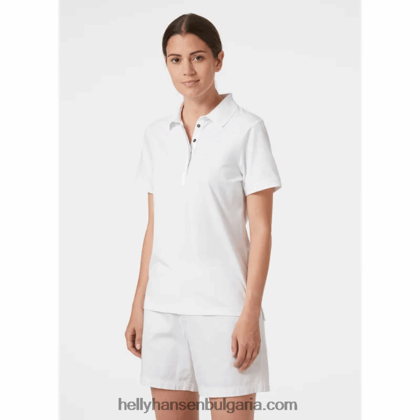 Жени дамско поло сирена от органичен памук 80V22D2007 военноморски флот Helly-Hansen