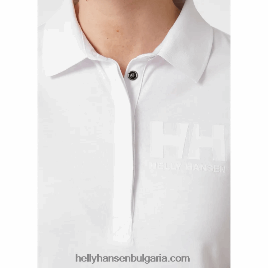 Жени дамско поло сирена от органичен памук 80V22D2007 военноморски флот Helly-Hansen