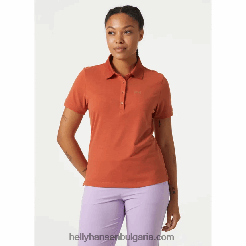 Жени дамско сирена бързосъхнещо поло 80V22D2015 морско райе Helly-Hansen