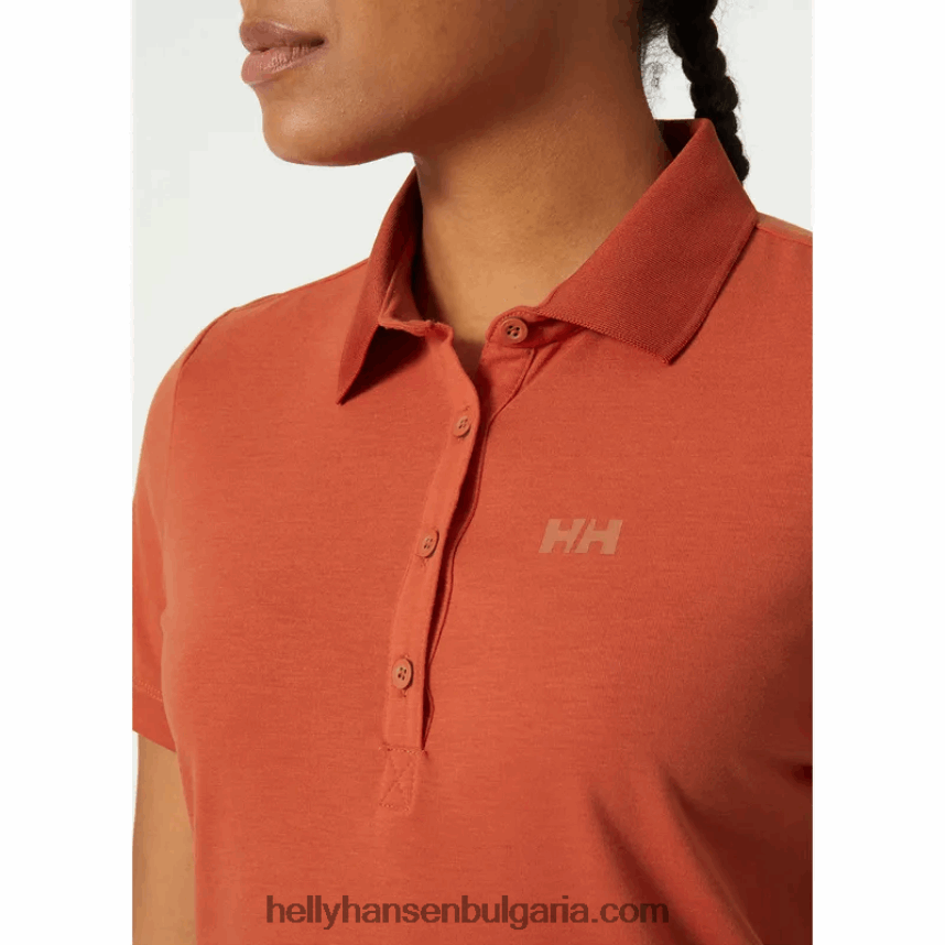 Жени дамско сирена бързосъхнещо поло 80V22D2015 морско райе Helly-Hansen