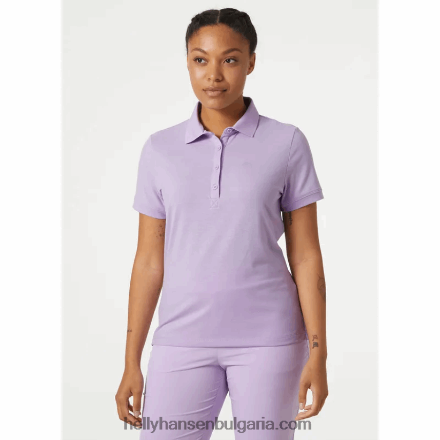 Жени дамско сирена бързосъхнещо поло 80V22D2016 теракота Helly-Hansen
