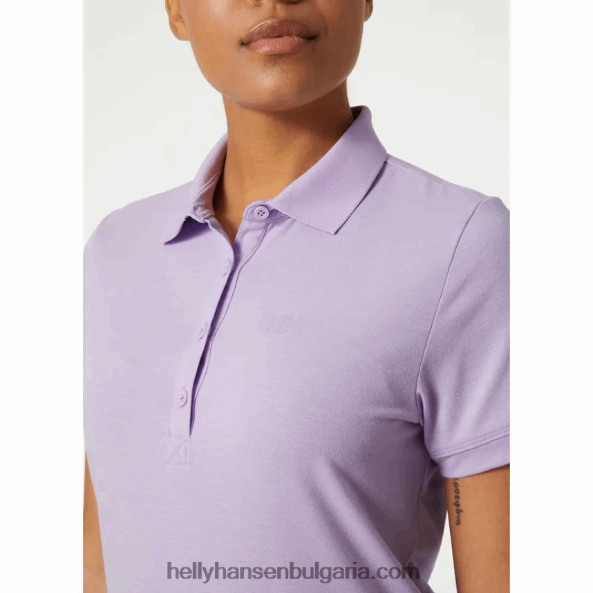 Жени дамско сирена бързосъхнещо поло 80V22D2016 теракота Helly-Hansen