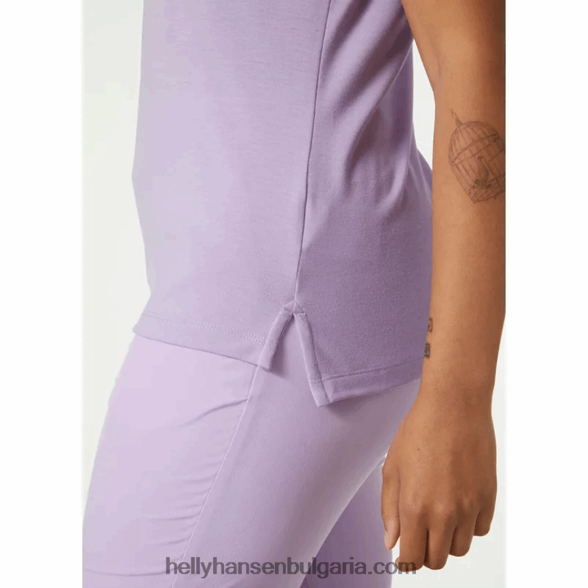 Жени дамско сирена бързосъхнещо поло 80V22D2016 теракота Helly-Hansen