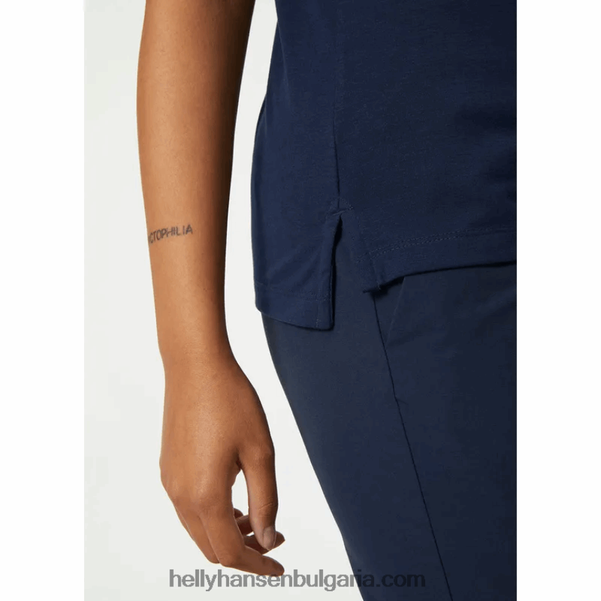 Жени дамско сирена бързосъхнещо поло 80V22D2018 бяло Helly-Hansen