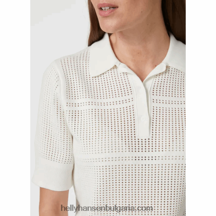 Жени дамско плетено поло thalia 80V22D2008 бяло Helly-Hansen