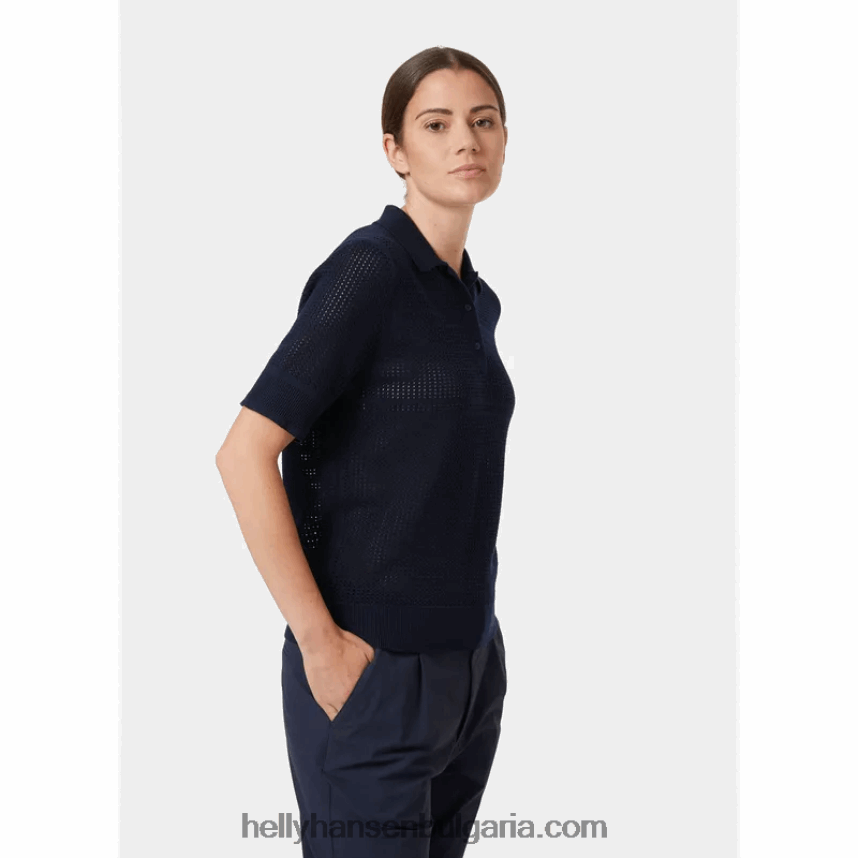 Жени дамско плетено поло thalia 80V22D2009 мръснобял Helly-Hansen