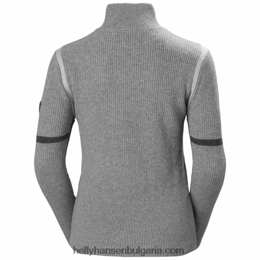 Жени дамски плетен пуловер с ръб 80V22D1918 сняг Helly-Hansen