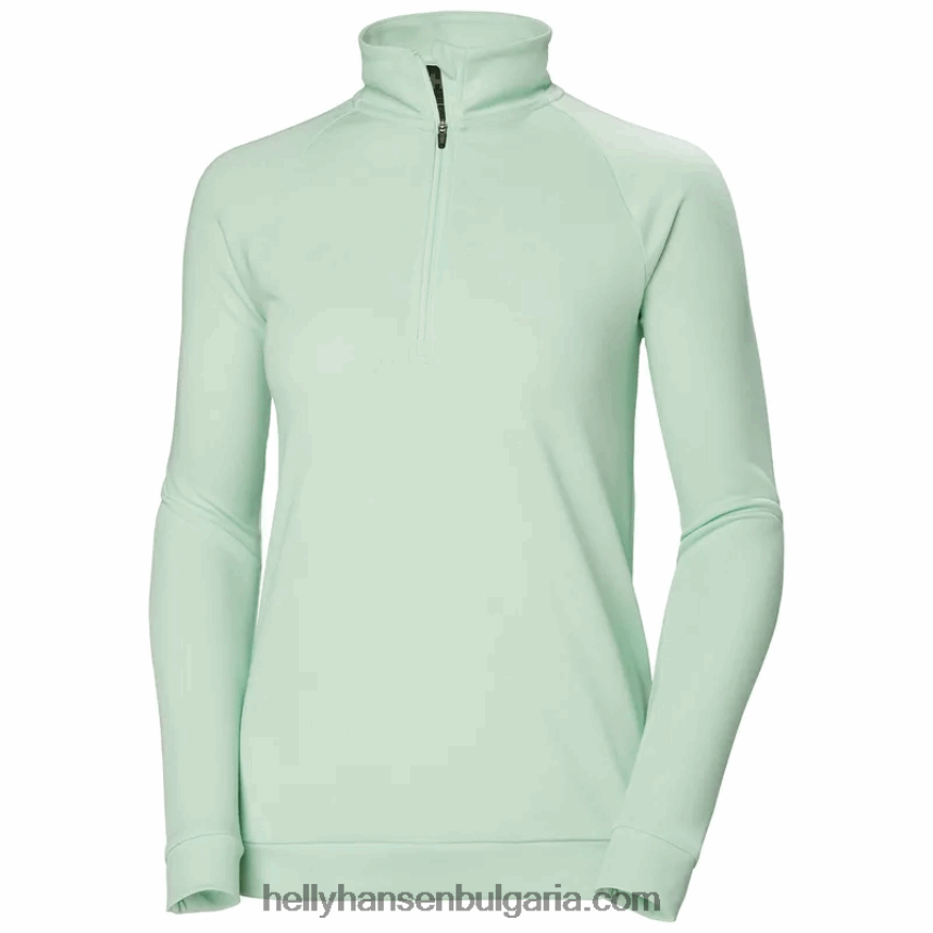 Жени дамски брягов пуловер с половин цип 80V22D1926 меко сиво Helly-Hansen