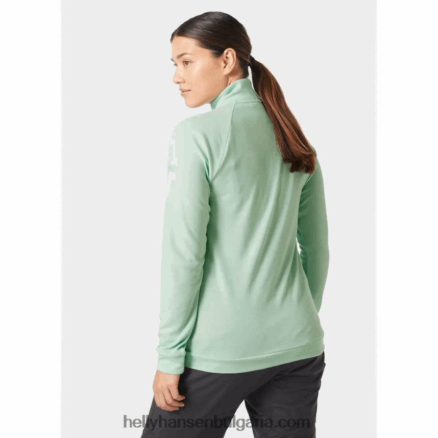 Жени дамски брягов пуловер с половин цип 80V22D1926 меко сиво Helly-Hansen