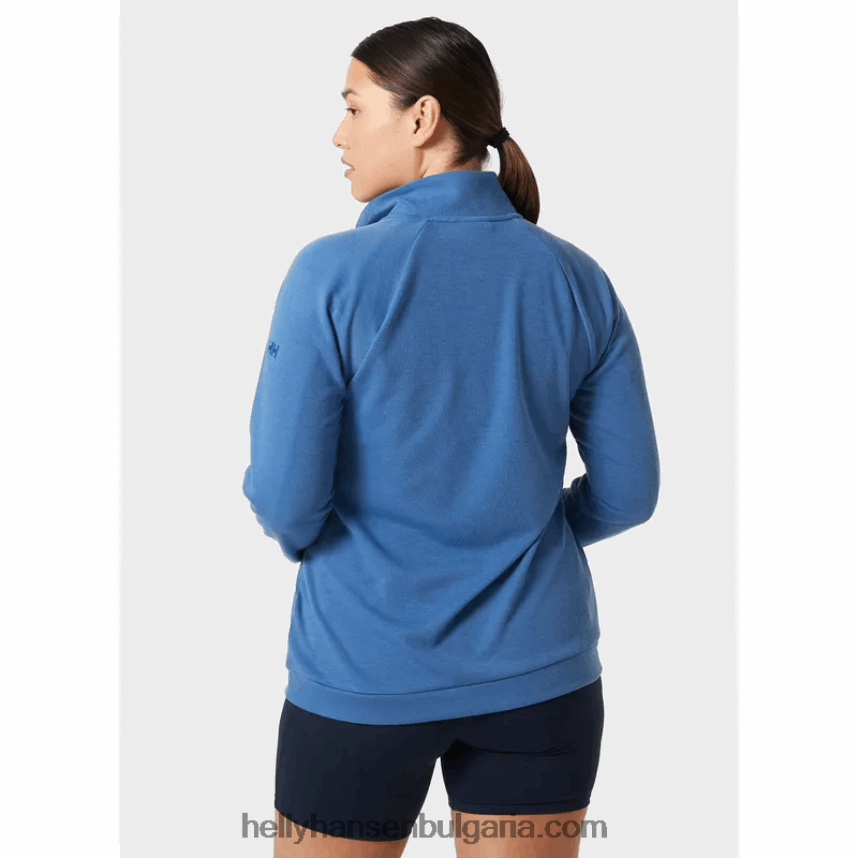 Жени дамски брягов пуловер с половин цип 80V22D1927 мента Helly-Hansen