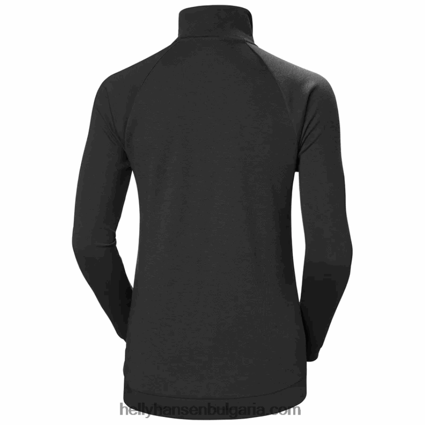 Жени дамски брягов пуловер с половин цип 80V22D1928 азурит Helly-Hansen