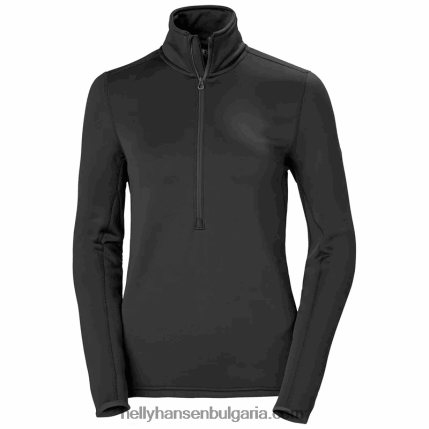 Жени дамски еластичен пуловер Odin Power с половин цип 80V22D2252 дълбок фиорд Helly-Hansen