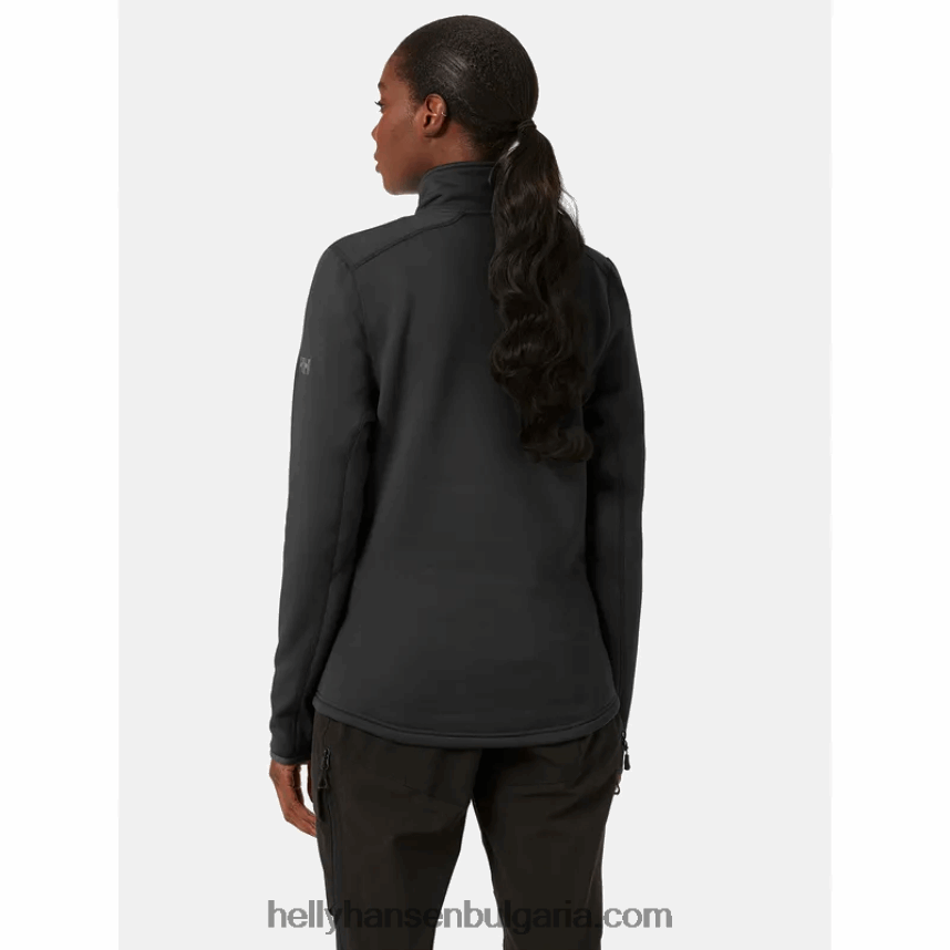 Жени дамски еластичен пуловер Odin Power с половин цип 80V22D2252 дълбок фиорд Helly-Hansen