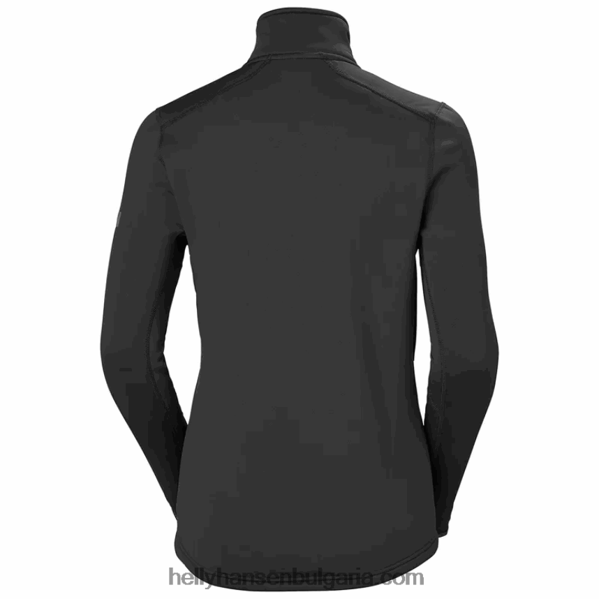 Жени дамски еластичен пуловер Odin Power с половин цип 80V22D2252 дълбок фиорд Helly-Hansen