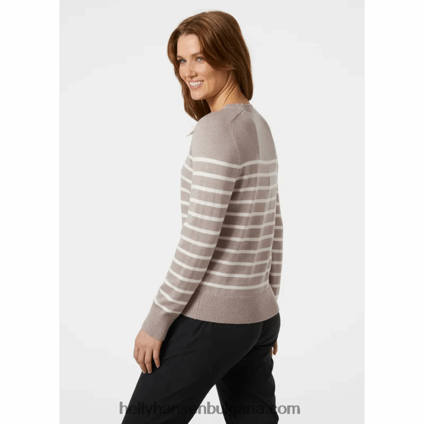 Жени дамски вълнен пуловер molene 80V22D1925 мръснобял Helly-Hansen