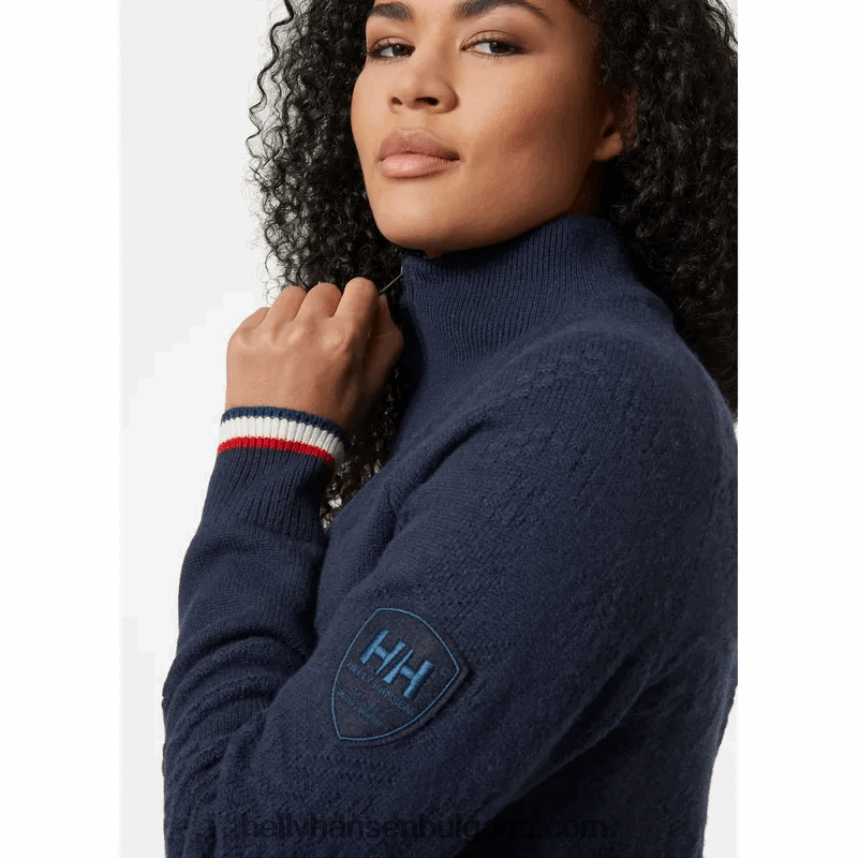 Жени дамски ул. плетен вълнен пуловер moritz 80V22D1920 флот nsf Helly-Hansen