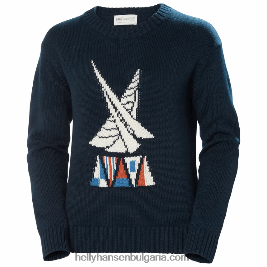 Жени дамски пуловер newport 80V22D2801 аметист/морски флот Helly-Hansen