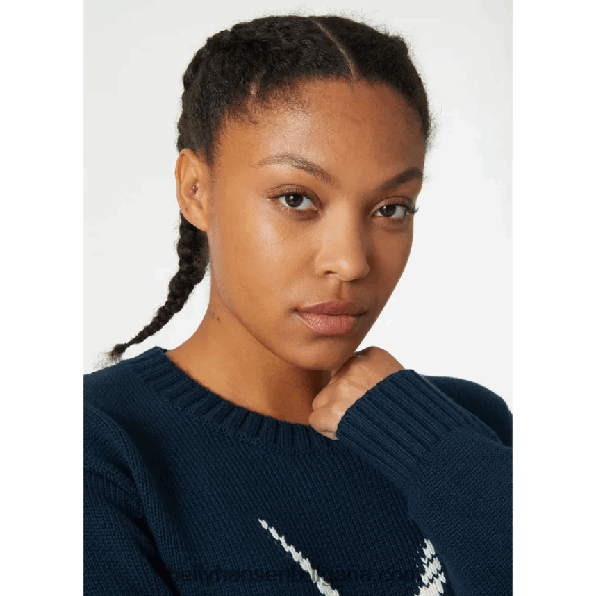 Жени дамски пуловер newport 80V22D2801 аметист/морски флот Helly-Hansen