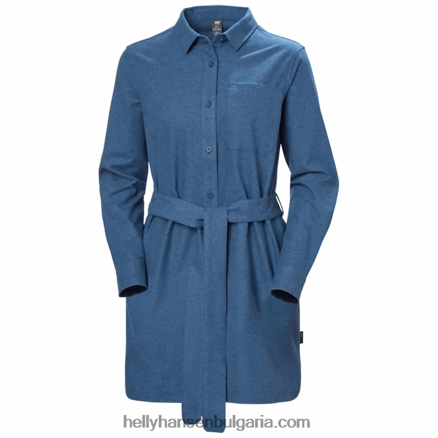 Жени дамска органична фланелена риза 80V22D2031 морско каре Helly-Hansen