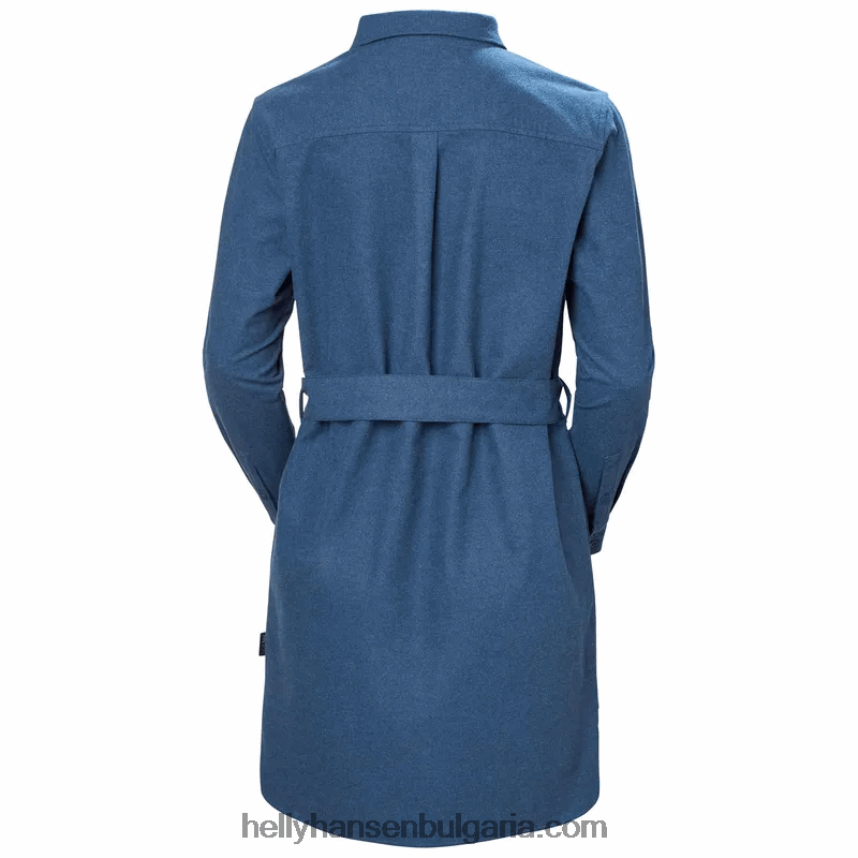 Жени дамска органична фланелена риза 80V22D2031 морско каре Helly-Hansen