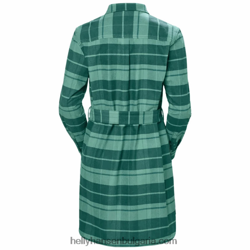 Жени дамска органична фланелена риза 80V22D2032 океан Helly-Hansen